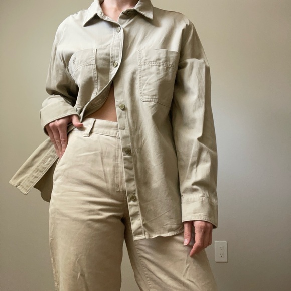 Aritzia TNA Workwear Canvas Jacket - Picture 1 of 12